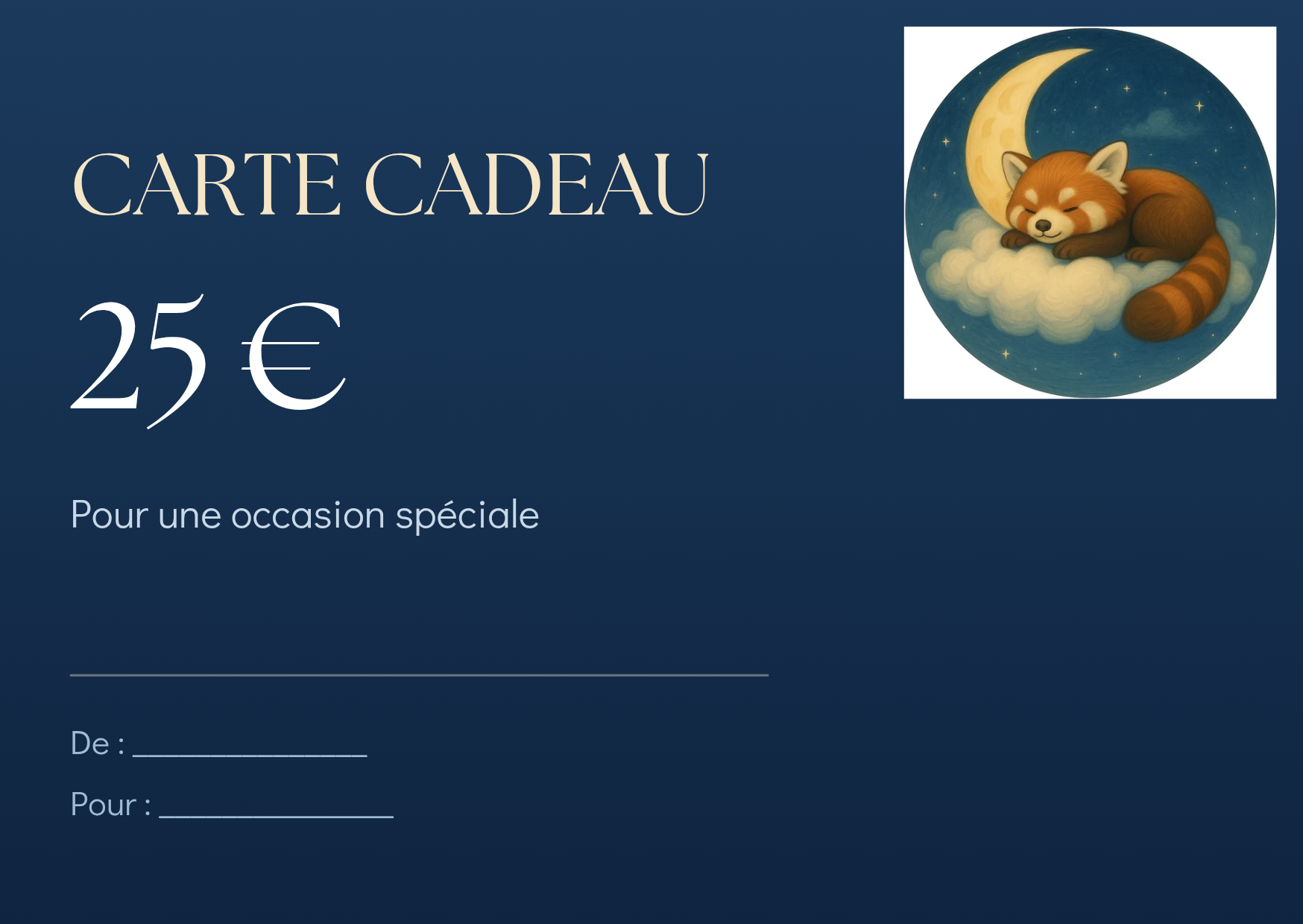 Carte cadeau