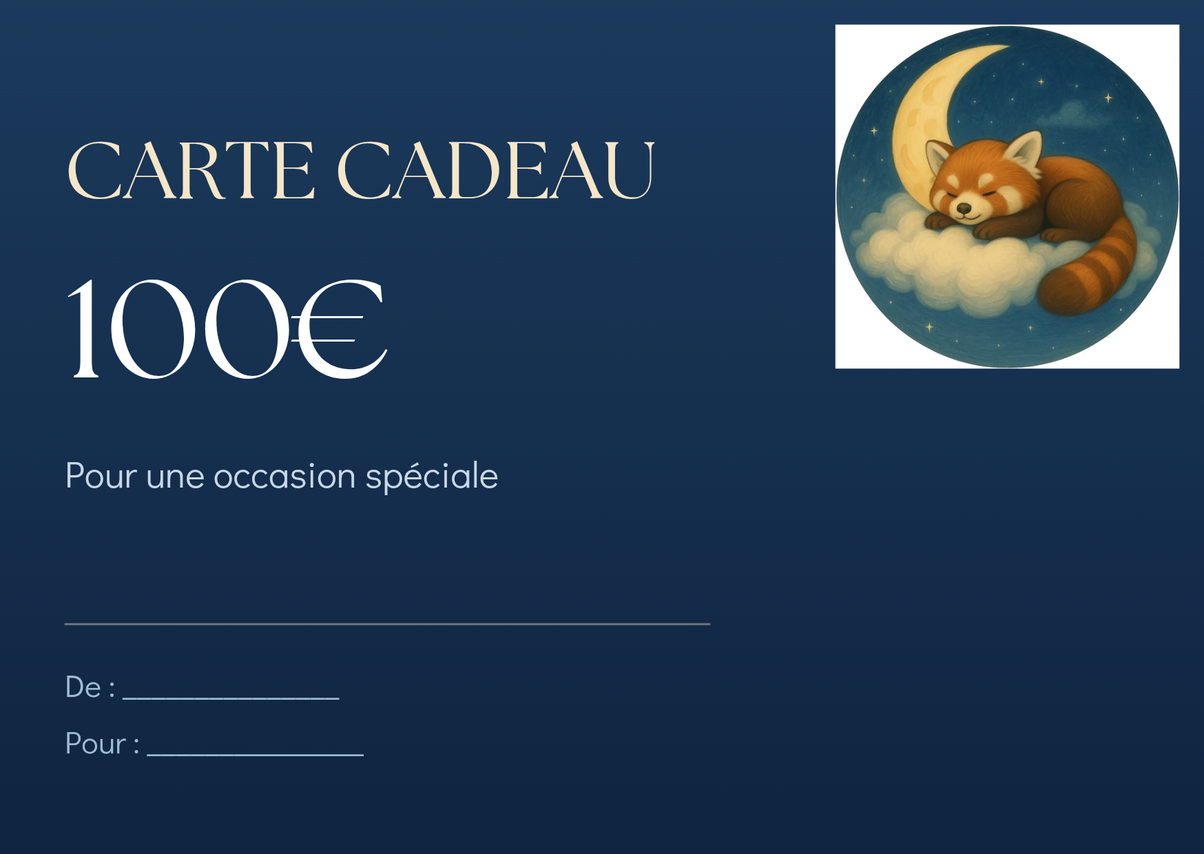 Carte cadeau