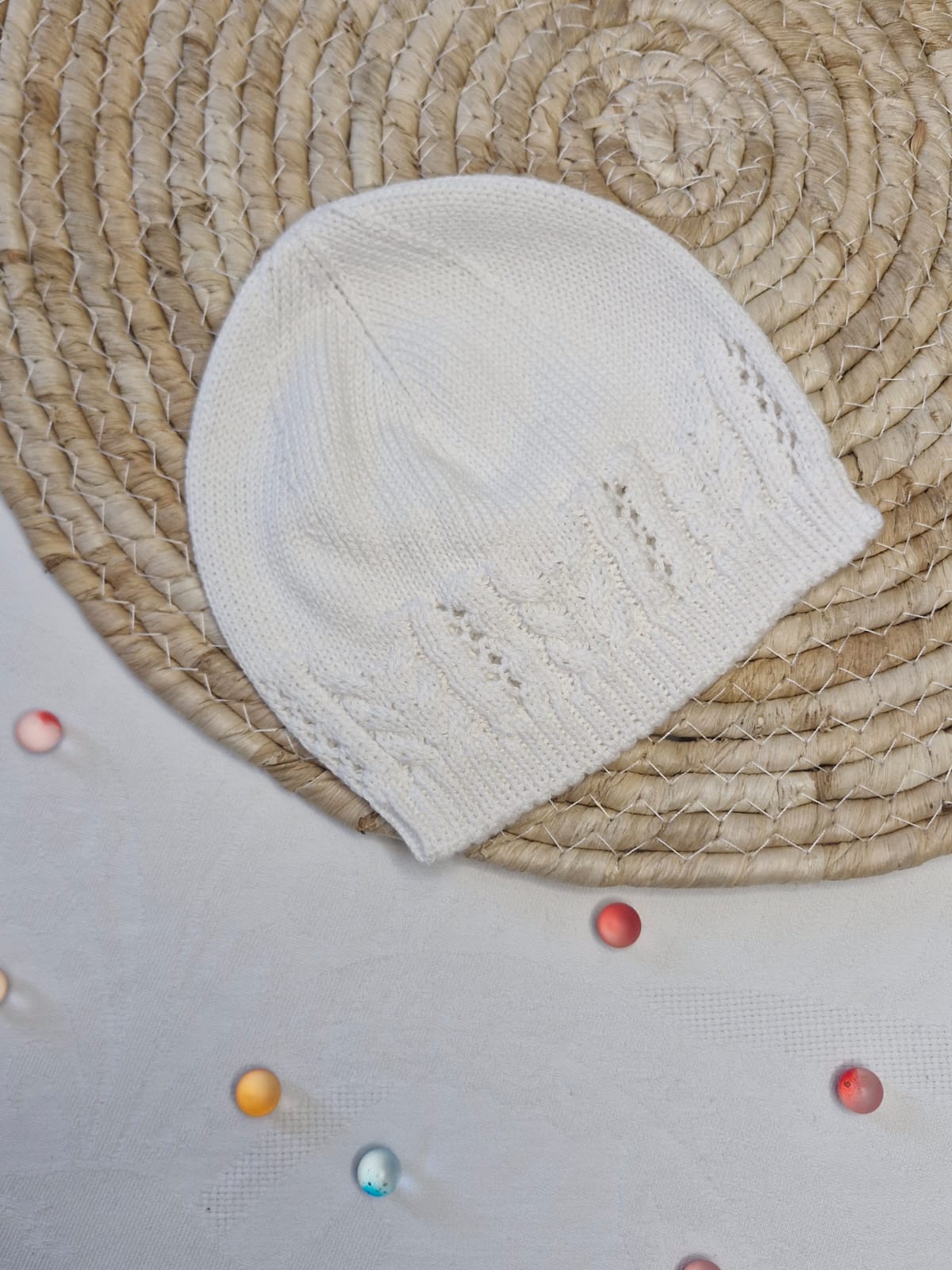 Ensemble bébé tricoté 3 pièces