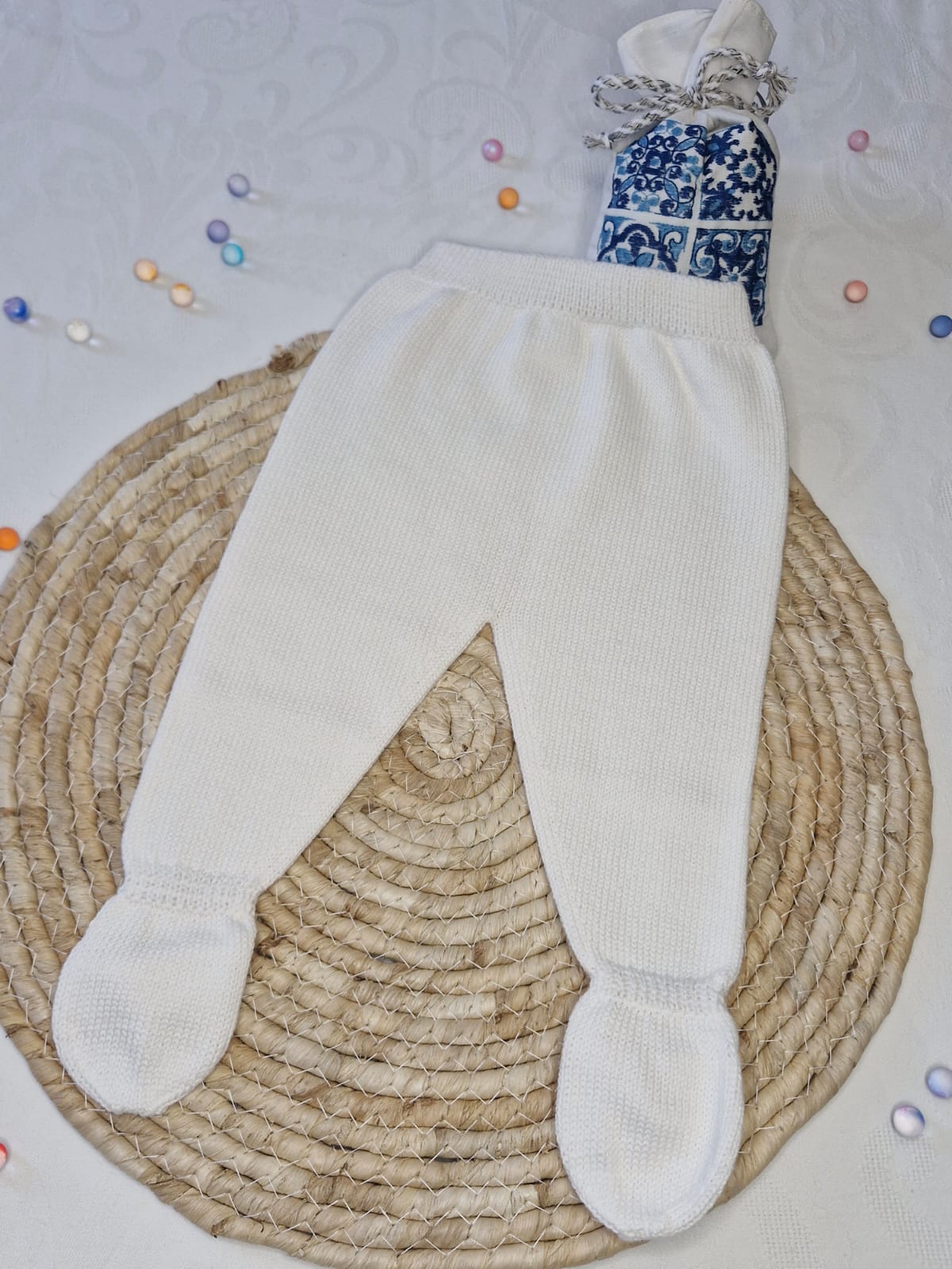 Ensemble bébé tricoté 3 pièces